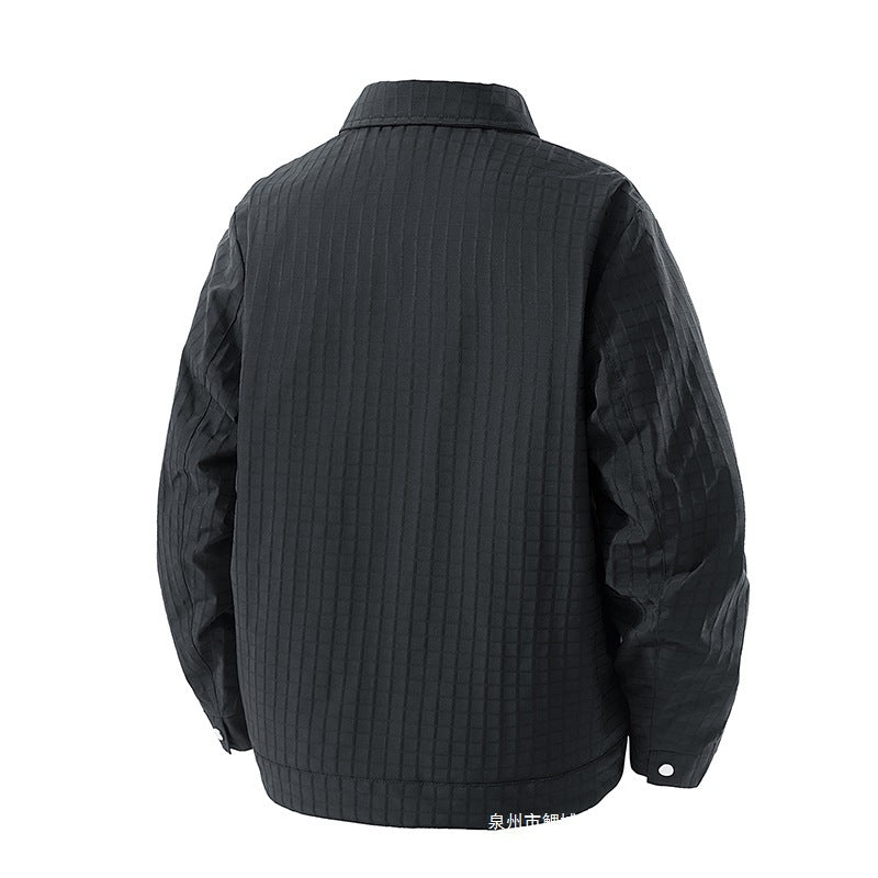 Herren Modische Fleecejacke mit gesteppter Außenstruktur Echo Archiv
