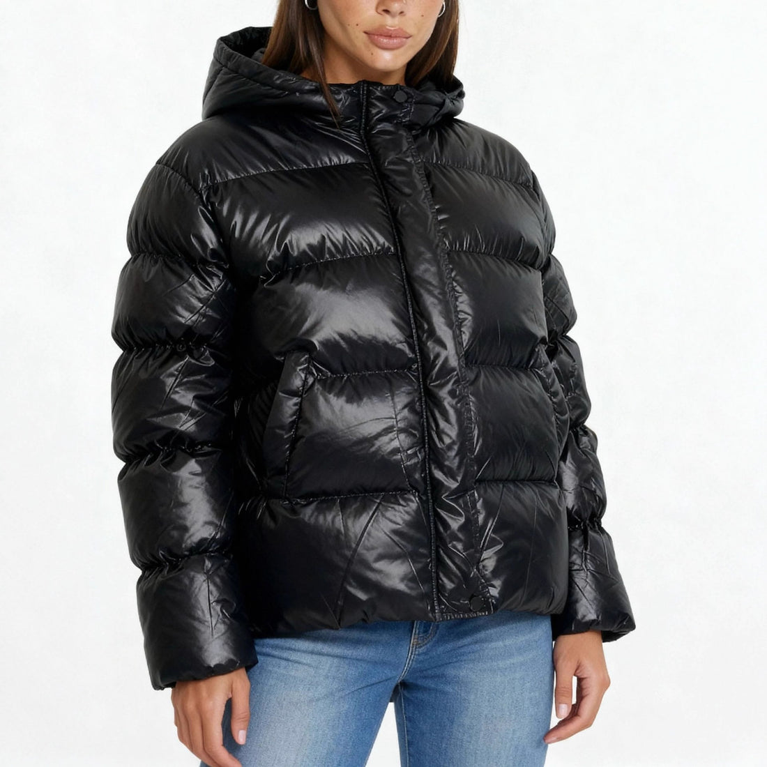 Damen Futuristische Daunenjacke – Célinea