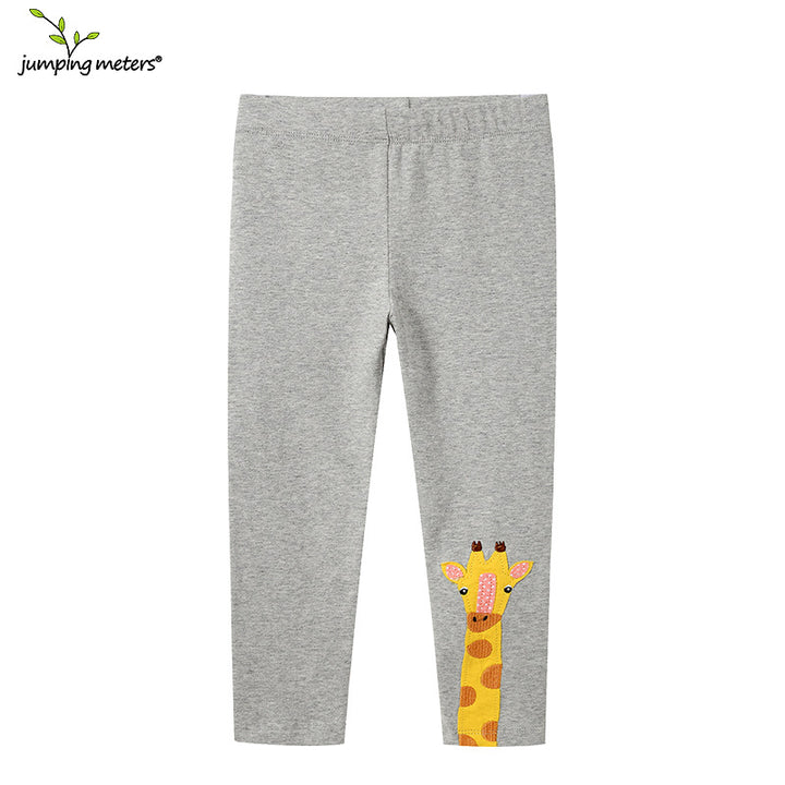 Mädchen Leggings mit niedlicher Giraffenapplikation Echo Archiv