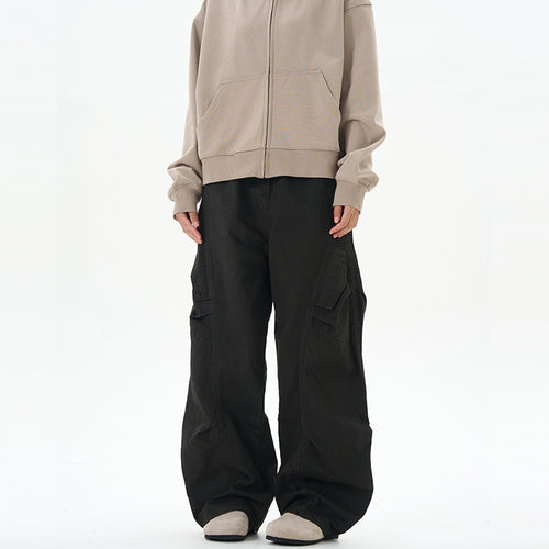 Herren Locker fallende Paneel-Cargo-Baggyhose im Workwear-Stil Echo Archiv