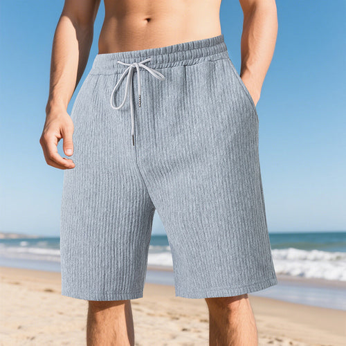 Herren lässige Strandshorts mit elastischem Bund und praktischen Seitentaschen Echoarchiv
