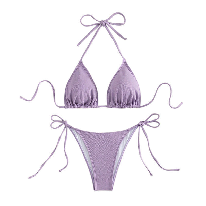 Damen Triangel-Bikini mit verstellbaren Trägern und SeitenbindEchoarchivändern Echoarchiv
