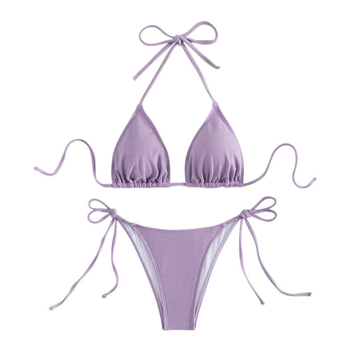 Damen Triangel-Bikini mit verstellbaren Trägern und SeitenbindEchoarchivändern Echoarchiv