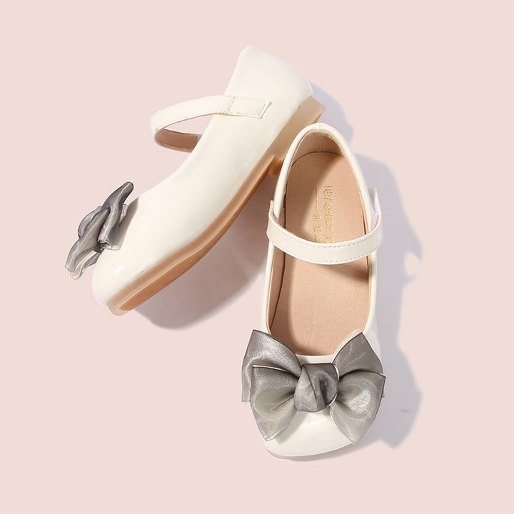 Mädchen Ballerinas mit dekorativem Schleifen-Design Echo Archiv