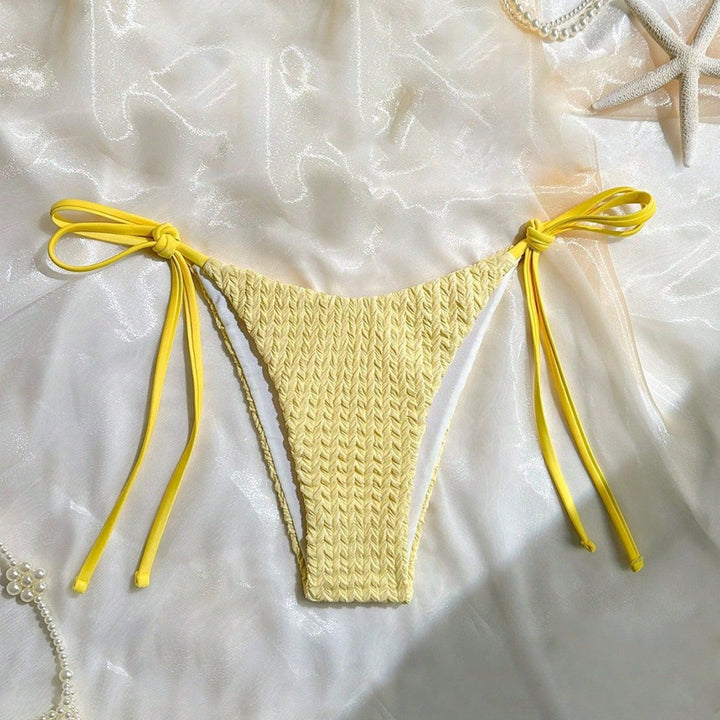 Damen Dreiecksbikini mit zarten Texturen Echo Archiv