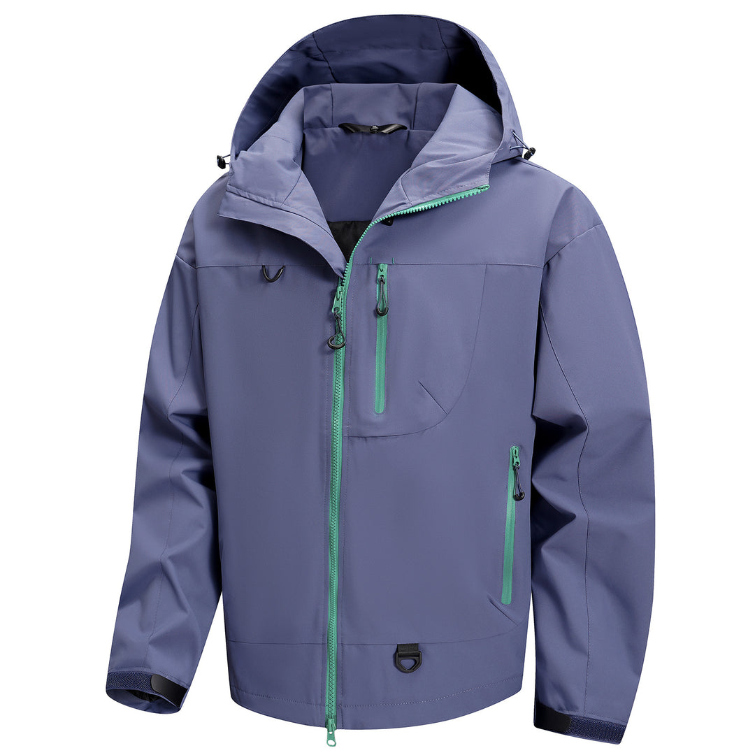 Herren wasserdichte Freizeitjacke mit praktischen multifunktionalen Taschen Echoarchiv