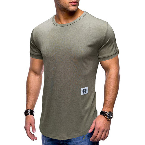 Herren Rundhals T-Shirt mit atmungsaktiver Baumwolle Echoarchiv