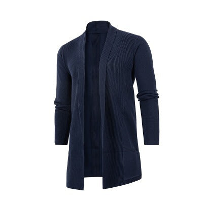 Herren Strickjacke mit offenem Schnitt und praktischen Taschen Echoarchiv