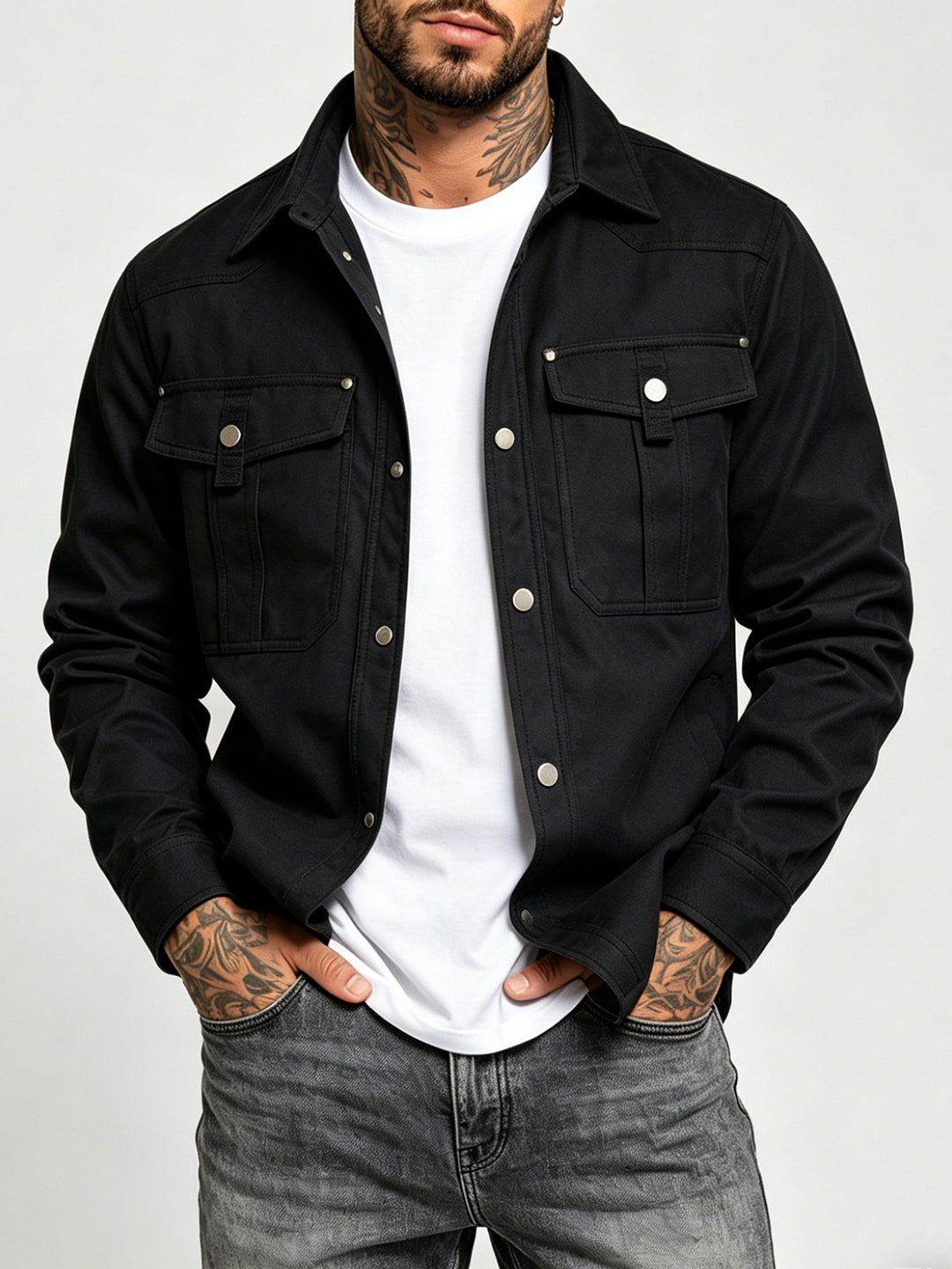 Herren Canvas-Hemdjacke Echoarchiv
