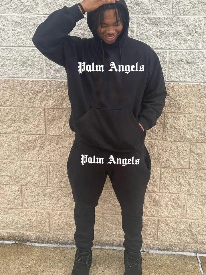 Herren Sweatsuit mit großflächigem Frontdruck Echoarchiv