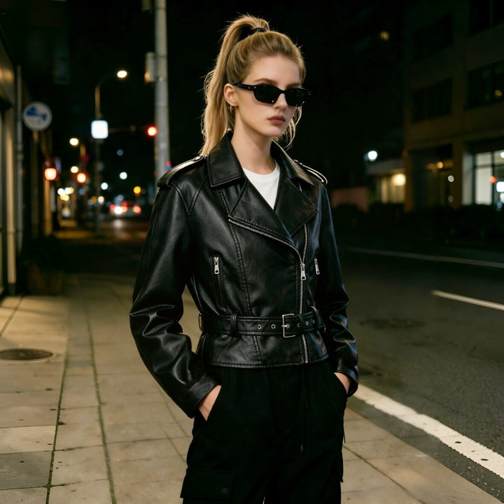 Damen Bikerjacke – Célinea
