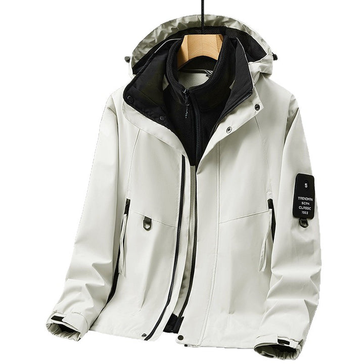 Unisex Fleecejacke mit hohem Kragen Echo Archiv