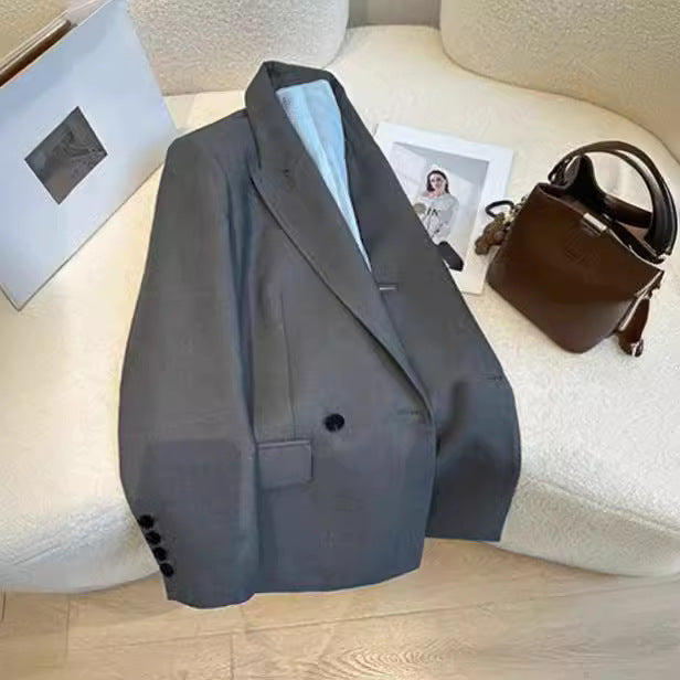 Damen Eleganter und stylischer Oversized-Blazer Echoarchiv