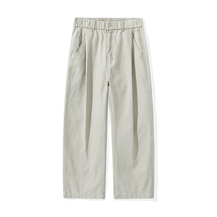Damen Bundfalten-Hose mit elastischem Taillenbund und weitem Bein Echo Archiv