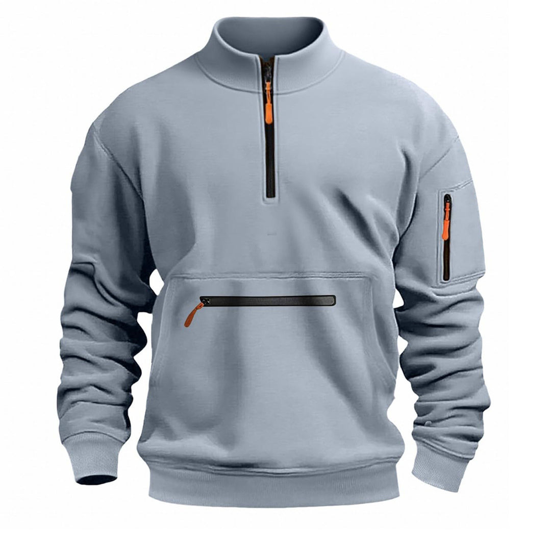 Herren funktionale Sweatshirt mit Reißverschluss Echoarchiv