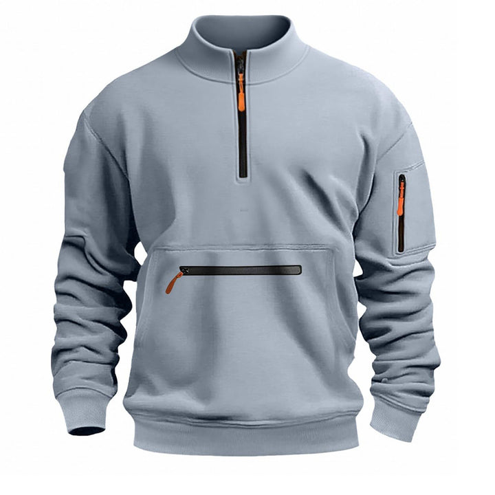Herren funktionale Sweatshirt mit Reißverschluss Echoarchiv