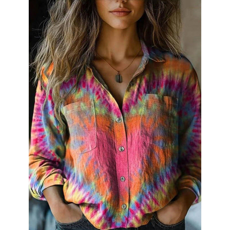 Damen Modische Bluse mit Paisleymuster Echoarchiv