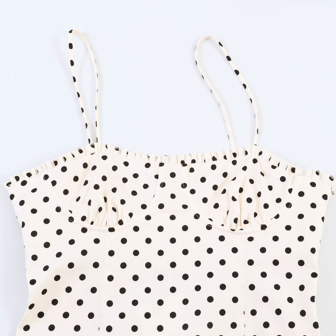 Damen Maxikleid mit Polka-Dots Echo Archiv