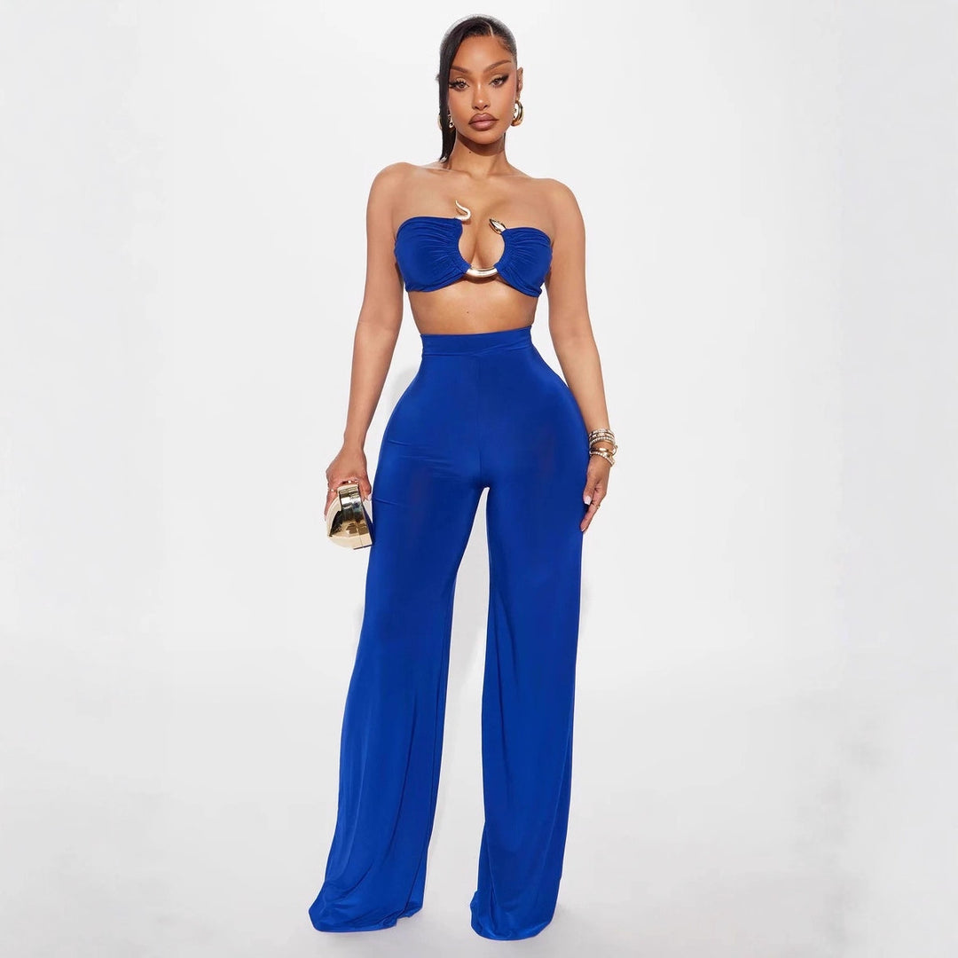 Damen Cut-Out Oberteil mit high-waisted Hose Echo Archiv