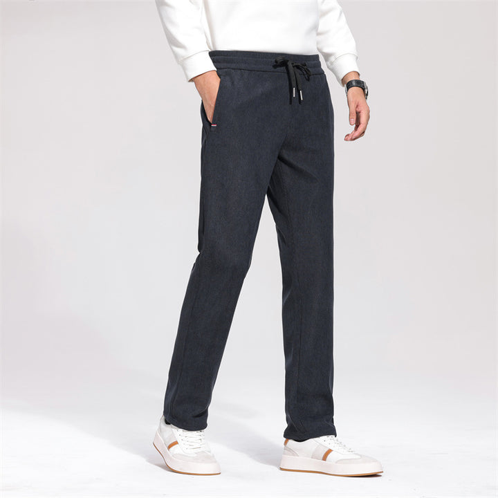 Herren Bequeme Freizeithose mit verstellbarem Gummibund Echoarchiv