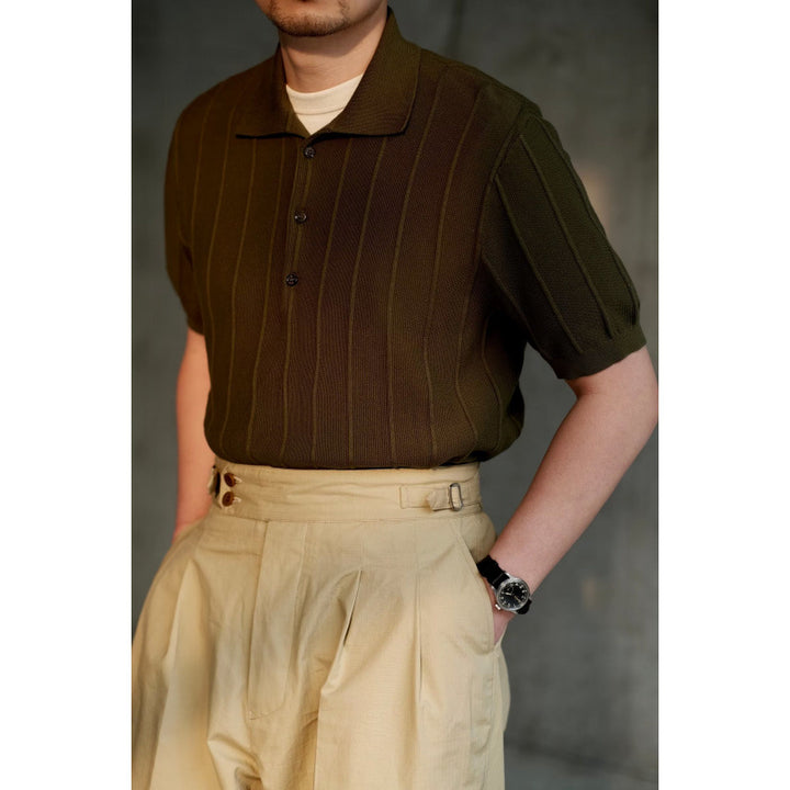 Herren Poloshirt mit strukturiertem Design Echo Archive
