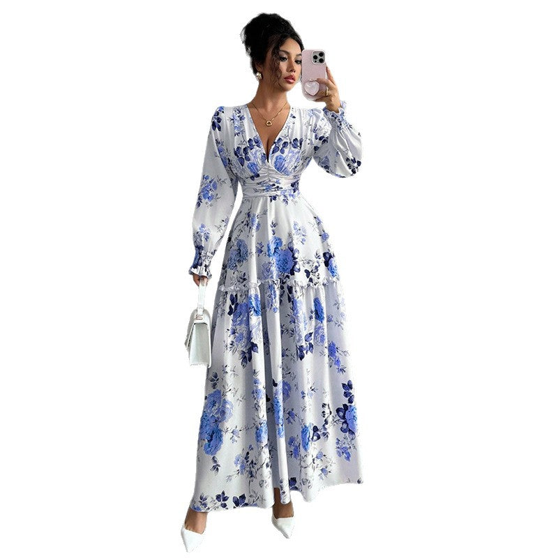 Damen Maxikleid mit floralen Details Echo Archiv