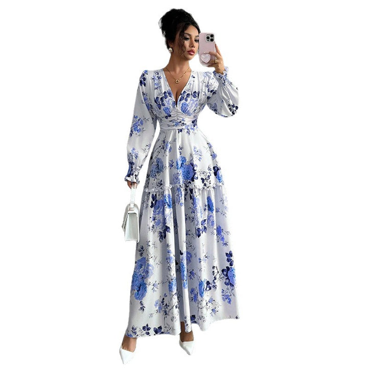 Damen Maxikleid mit floralen Details Echo Archiv