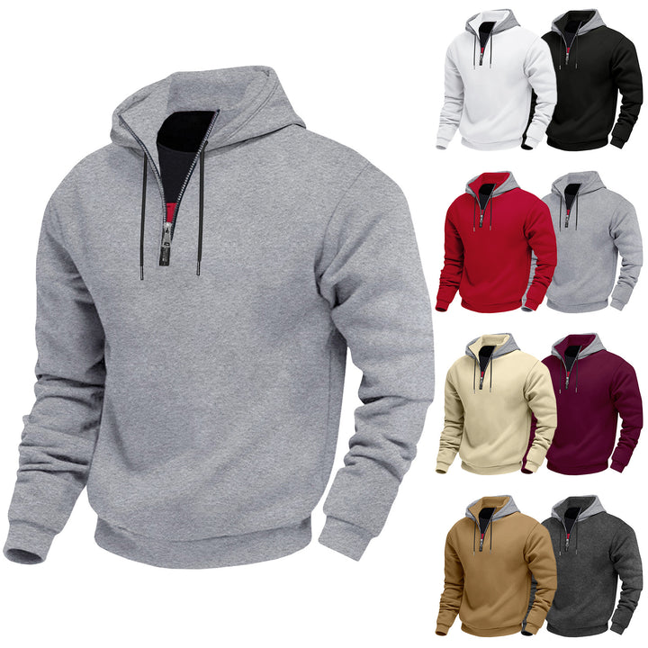 Herren Kapuzenpullover mit modernem Reißverschluss und atmungsaktiver Stoffqualität Echoarchiv