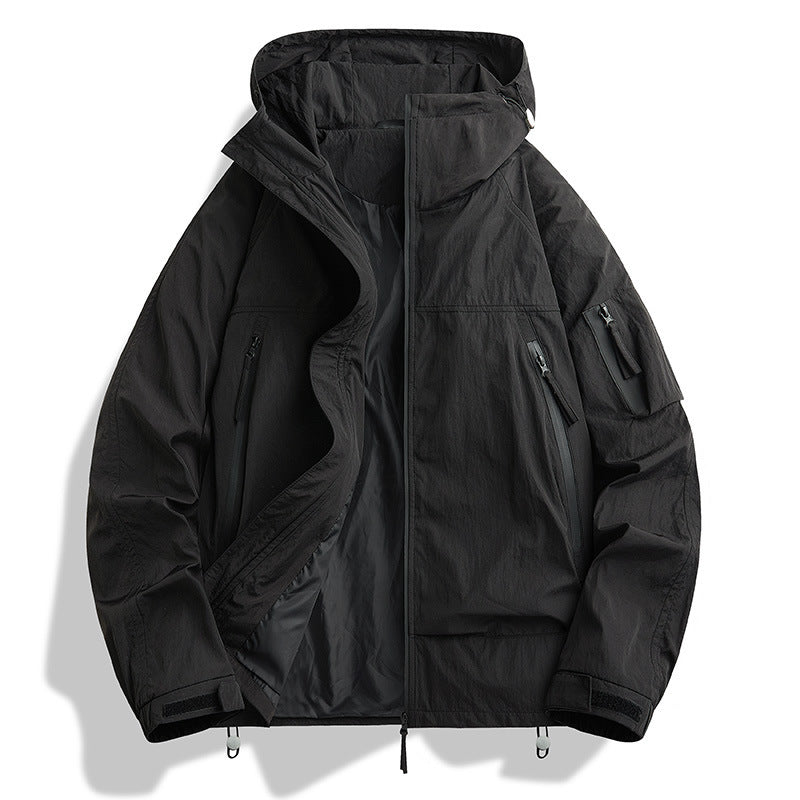 Herren Funktionale Wasserabweisende Jacke Echo Archiv