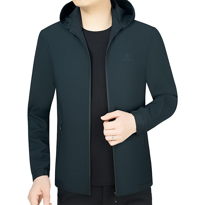 Herren Sportjacke mit Kapuze und Taschen Echoarchiv