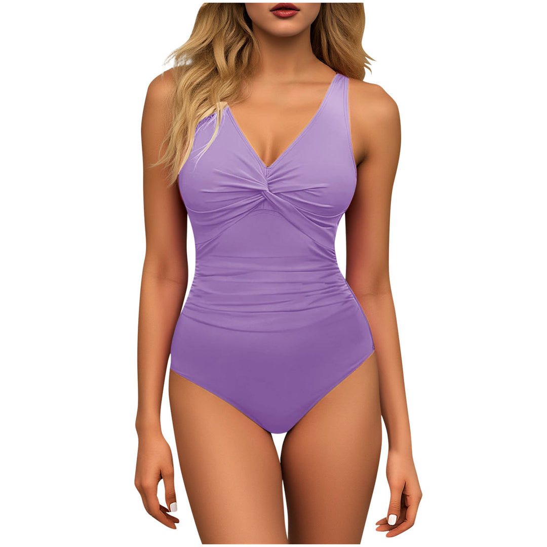 Damen Eleganter Bademode Einteiler mit Raffungen Echo Archiv