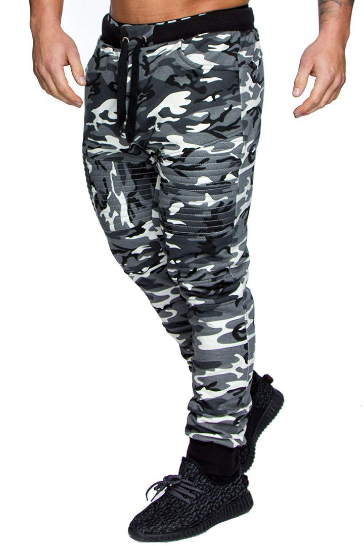 Herren Slim-Fit Jogginghose mit strukturierten Einsätzen Echoarchiv