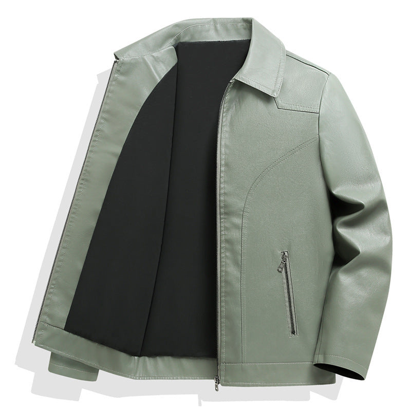 Herren Modische Kunstlederjacke Echo Archiv 1788321957