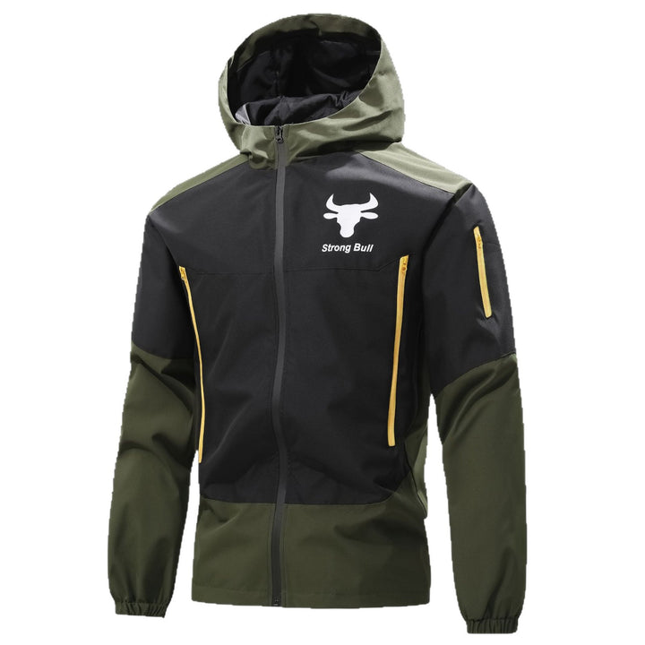 Herren Funktionsjacke mit wasserdichtem Material und praktischen Reißverschlusstaschen Echoarchiv