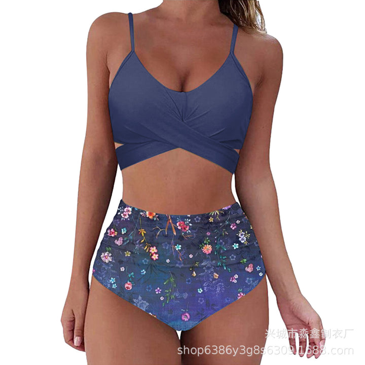 Damen Crop-Top Bikini-Set mit geflochtenem Design Echo Archiv