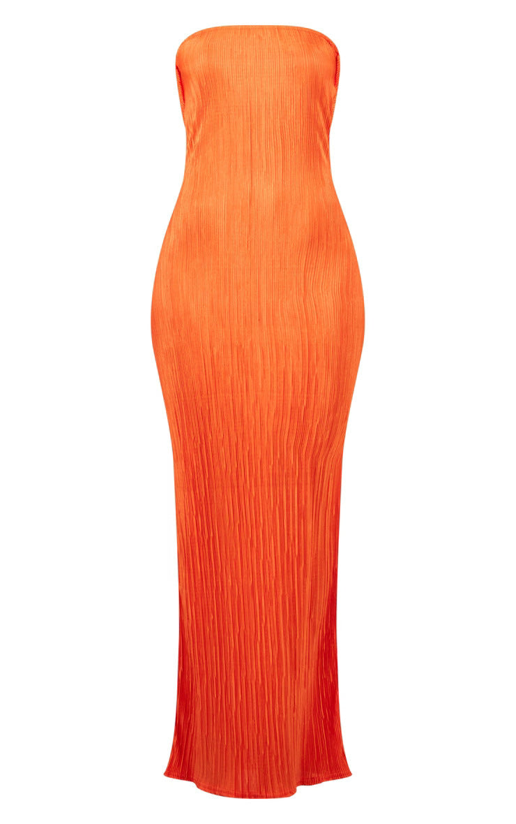 Damen figurbetontes Strapless-Kleid mit floralen Elementen Echo Archiv