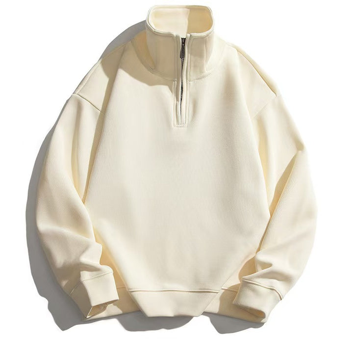 Unisex nan Halbzip-Sweatshirt mit Stehkragen und oversized Schnitt Echo Archiv