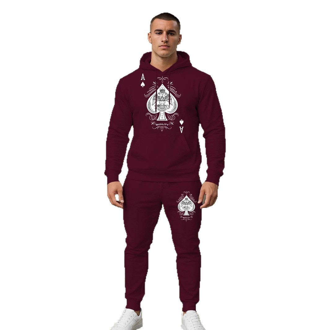 Herren Sportlicher Hoodie mit grafischem Design Echoarchiv