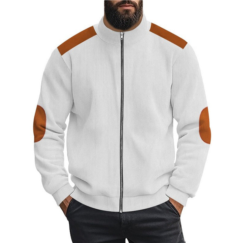 Herren Sportliche Zip-Jacke mit Taschen Echoarchiv