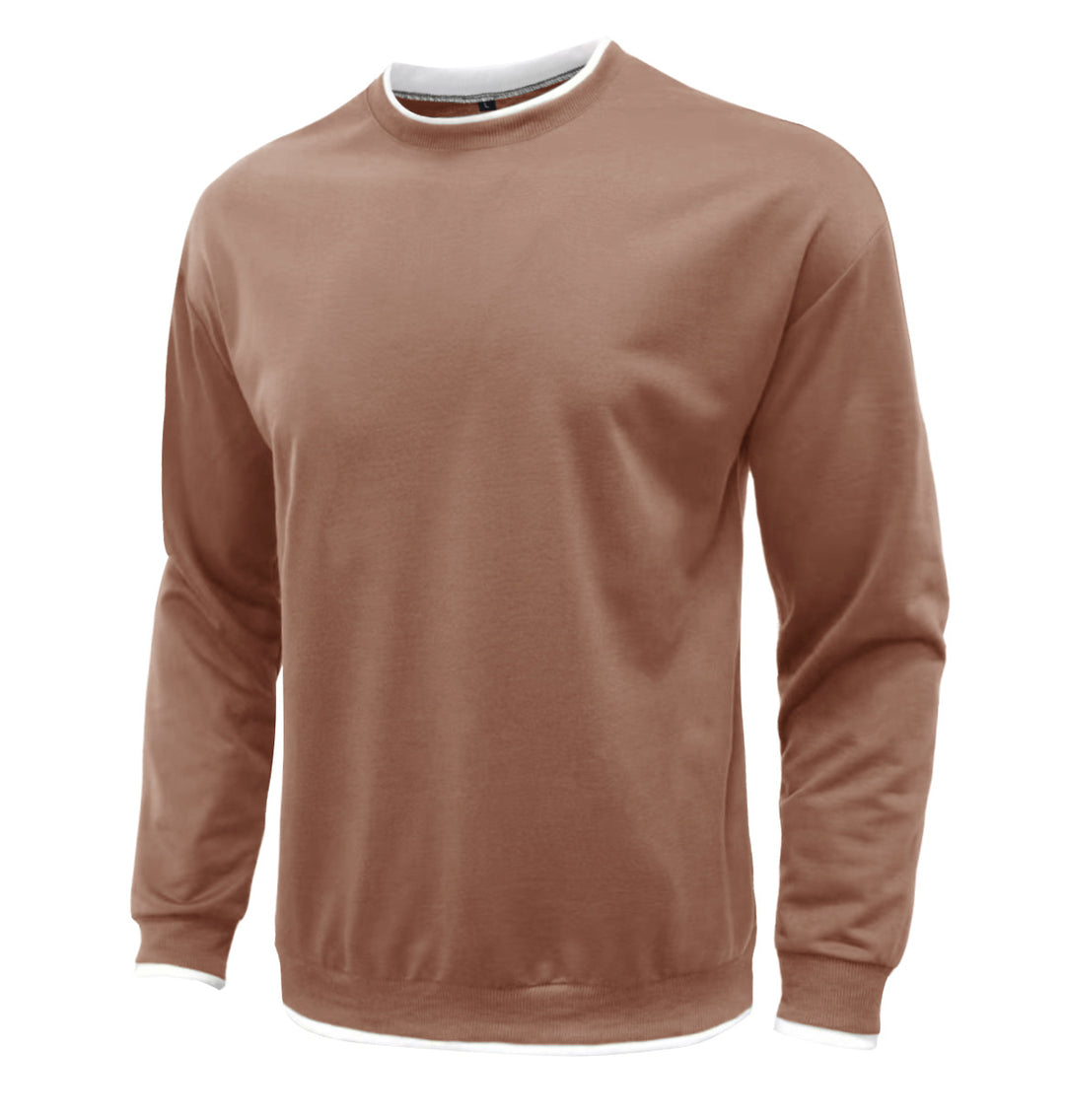 Herren Komfortabler Langarm-Sweater Echoarchiv