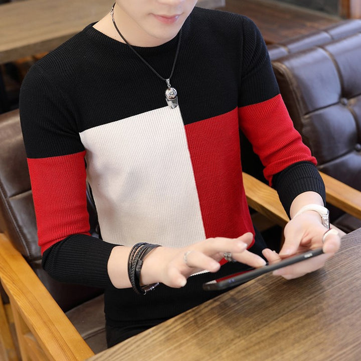Herren modisches Sweatshirt mit geometrischem Muster Echoarchiv