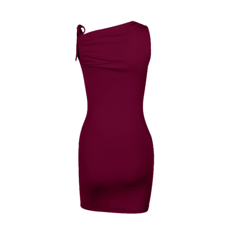 Damen figurbetontes One-Shoulder-Kleid Echo Archiv