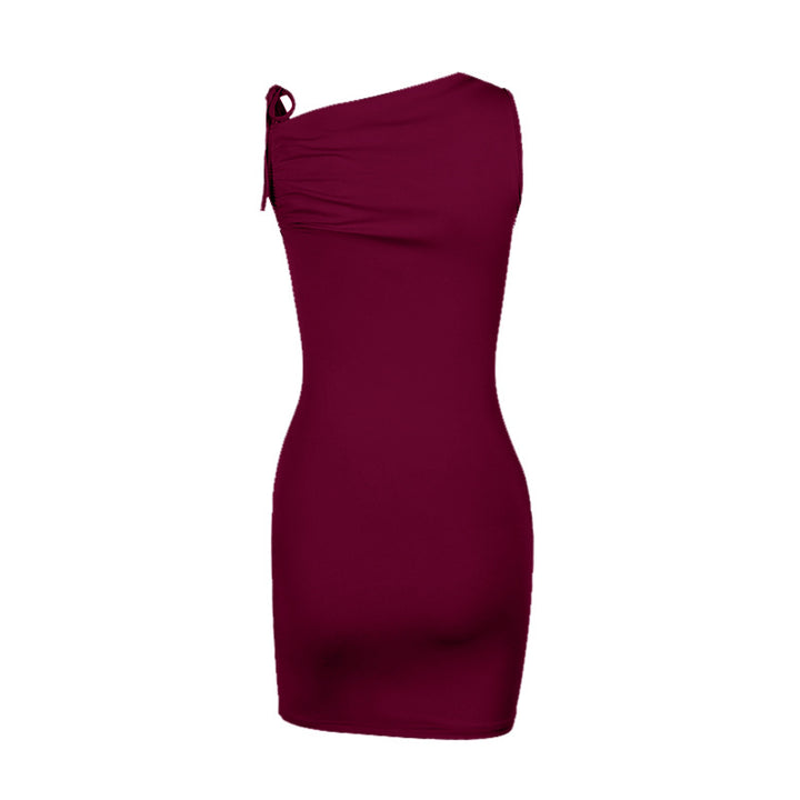 Damen figurbetontes One-Shoulder-Kleid Echo Archiv