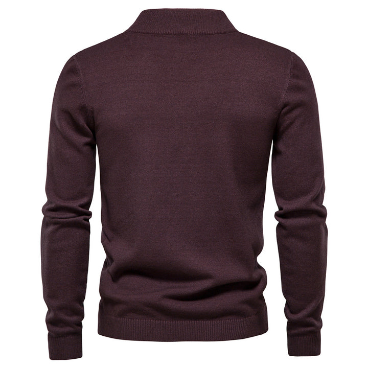 Herren Rollkragenpullover aus weichem Strickmaterial mit feiner Rippstruktur Echoarchiv