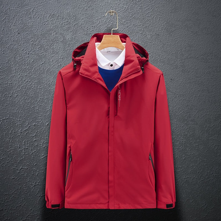 Herren Funktionale Wind- und Wetterjacke Echo Archiv