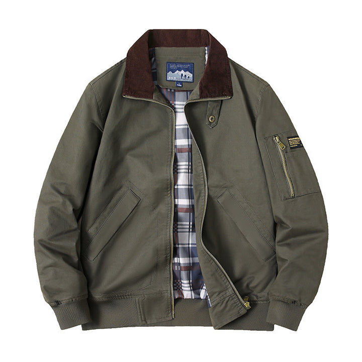 Herren Modische Blousonjacke mit Karomuster Echo Archiv