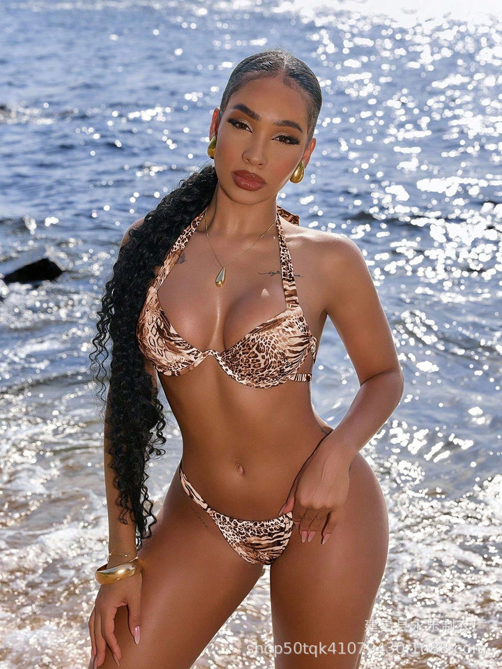 Damen Luxuriöser Leo-Bikini Echo Archiv