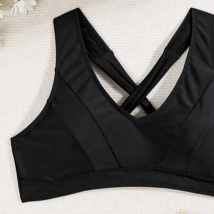 Damen Sport-Bikini-Oberteil mit elegantem Rückenschnitt Echo Archiv