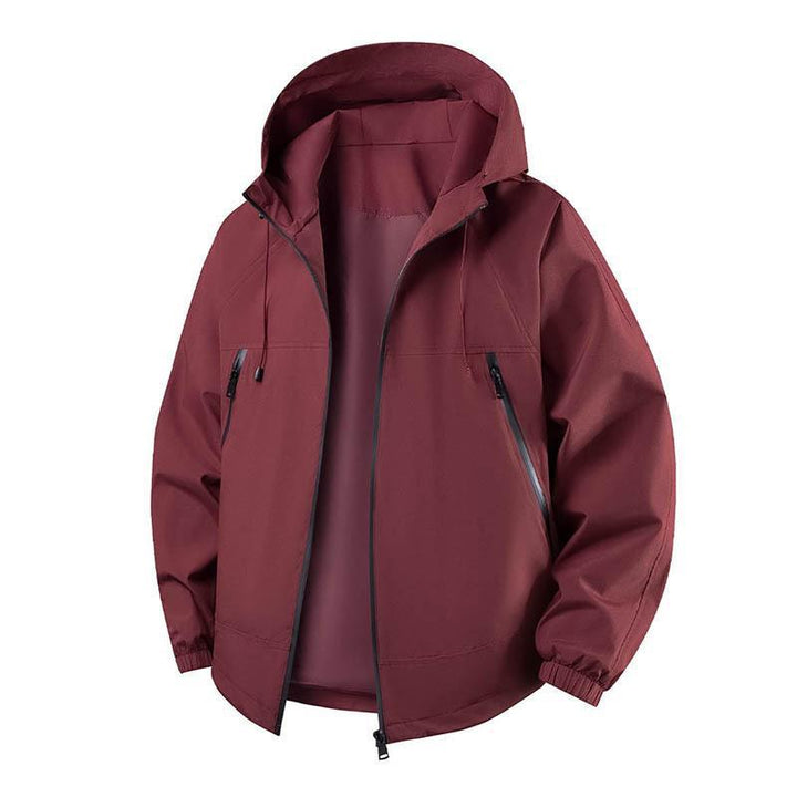 Herren Leichte Outdoorjacke mit verstellbarer Kapuze Echo Archiv