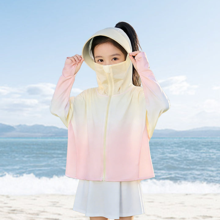 Kinder Sonnenjacke mit Kapuze und UV-Schutz Echo Archiv